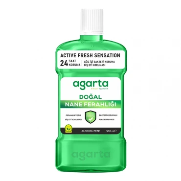 Agarta Ağız Bakım Suyu Ferah Nefes Alkolsüz 500 Ml